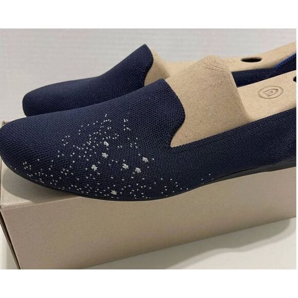 Rothy's Zodiac‎ Scorpio Loafers Retired Slip On Washable Flat Navy Blue Size 12 - Picture 6 of 15